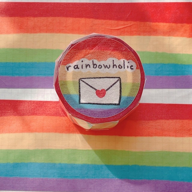 【限定品】Rainbowholic　ワイドレインボー　50mmマステ　RA01