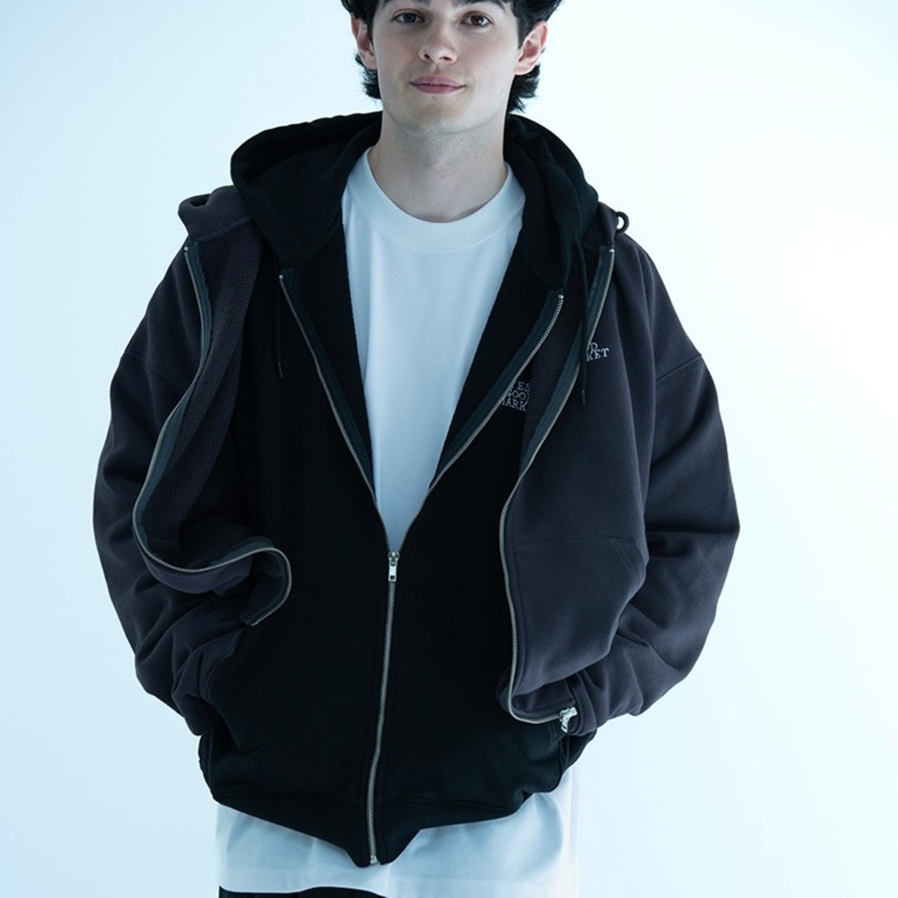YGM Logo SWEAT ZIP HOODIE | Yes Good Market ONLINE
