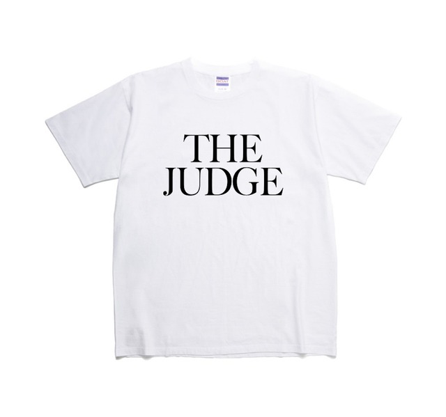 'THE JUDGE' T-SHIRT WHITE for GOAT <LARGE>