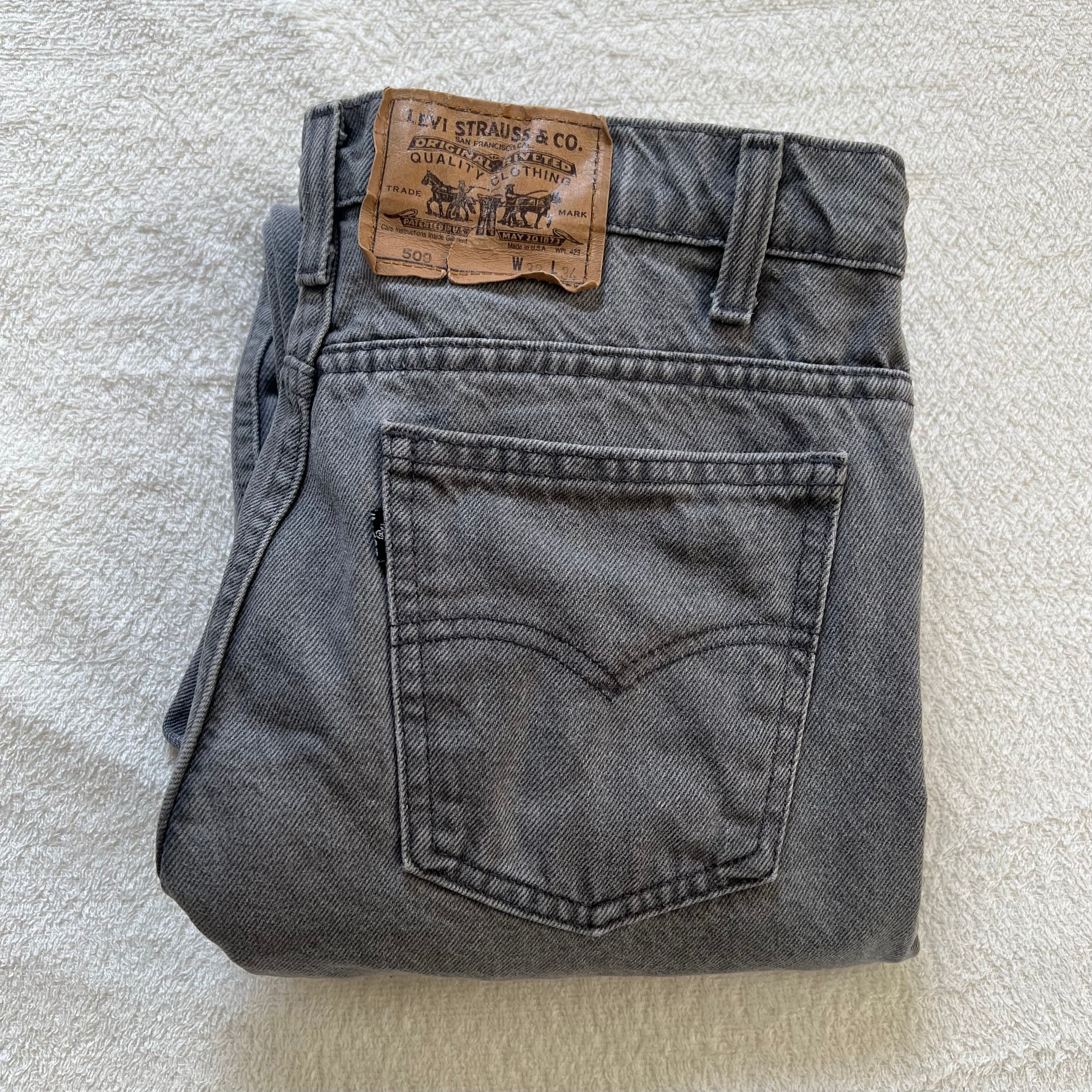 Levi's 509 USA製 W32 リーバイス ブラック デニム ジーンズ 90's