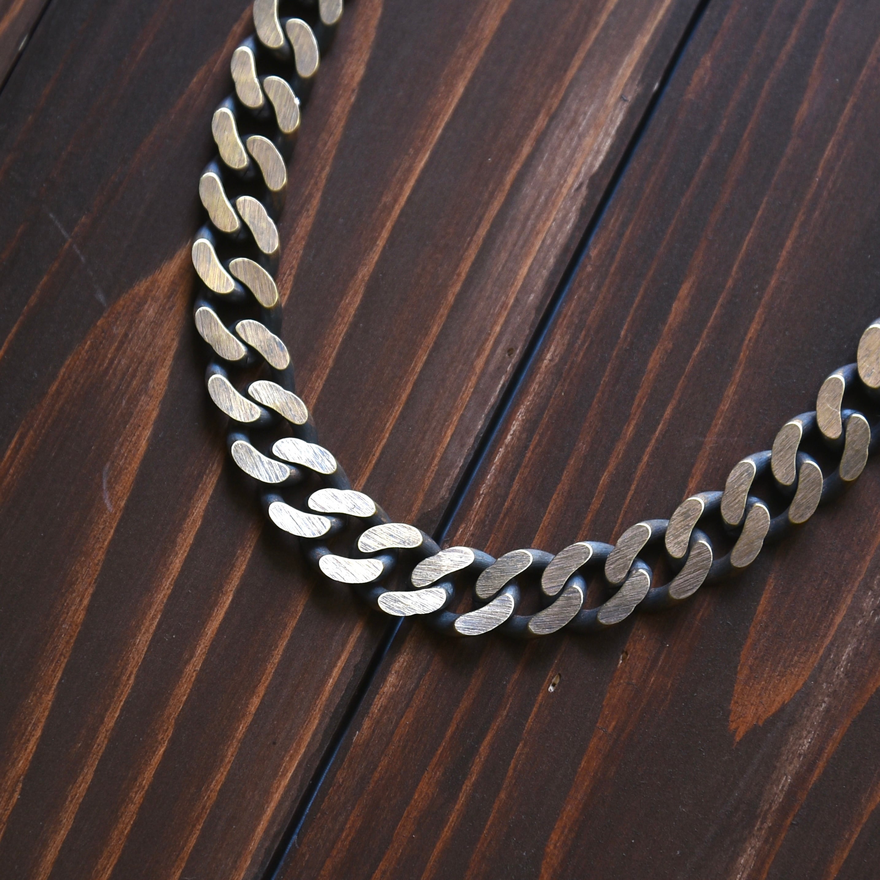 燻 / 人気No.1】Vintage Brass Wallet Chain Hand Made in Japan