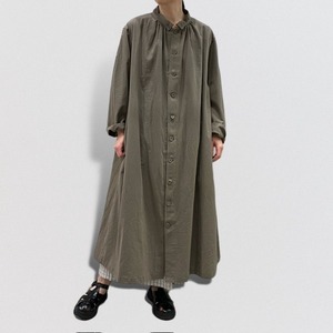 Vlas Blomme Cotton Linen Lawn Front Open One Piece