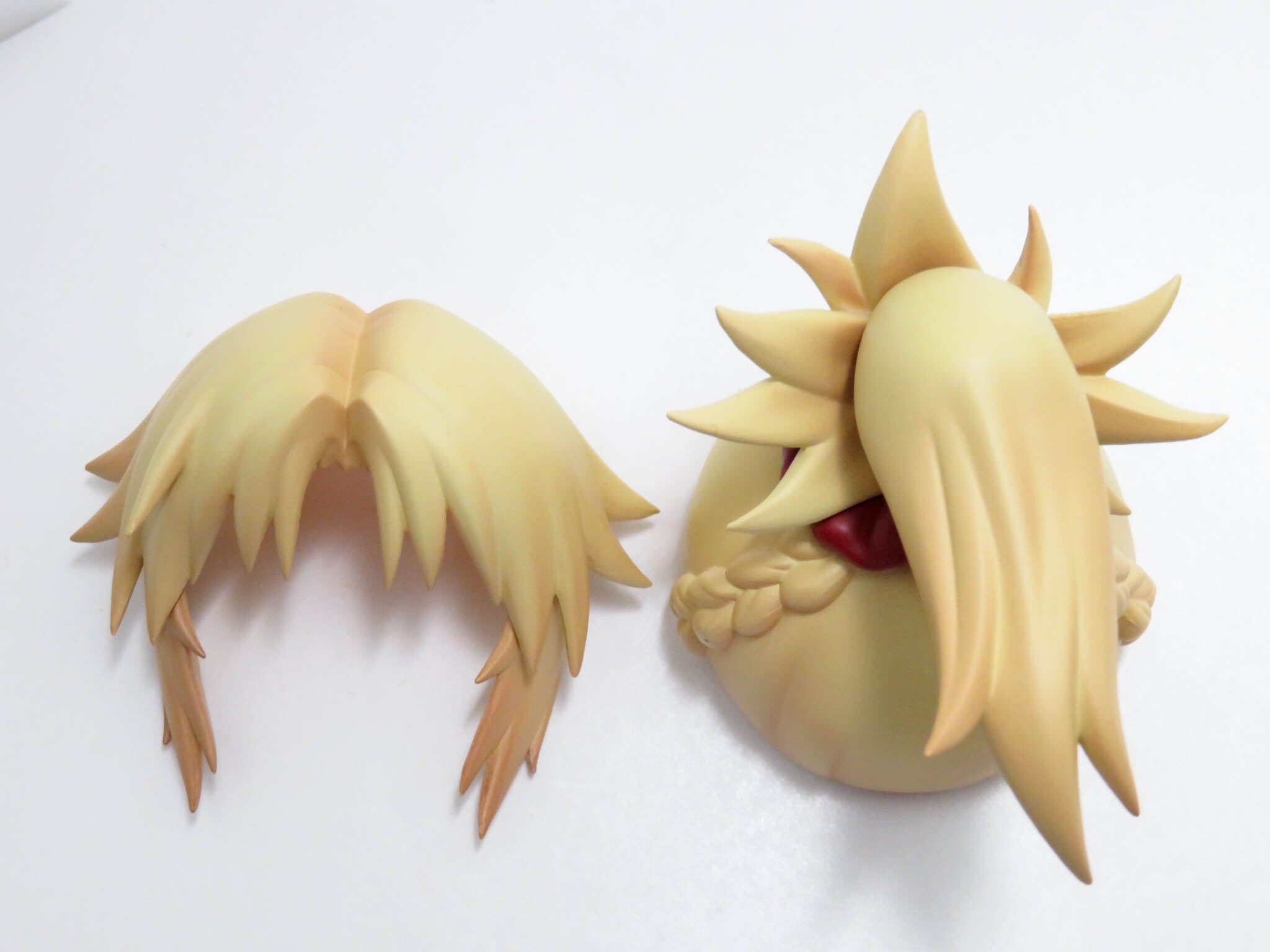 再入荷(A-ランク)【885】 “赤"のセイバー 髪パーツ ポニーテール ねんどろいど