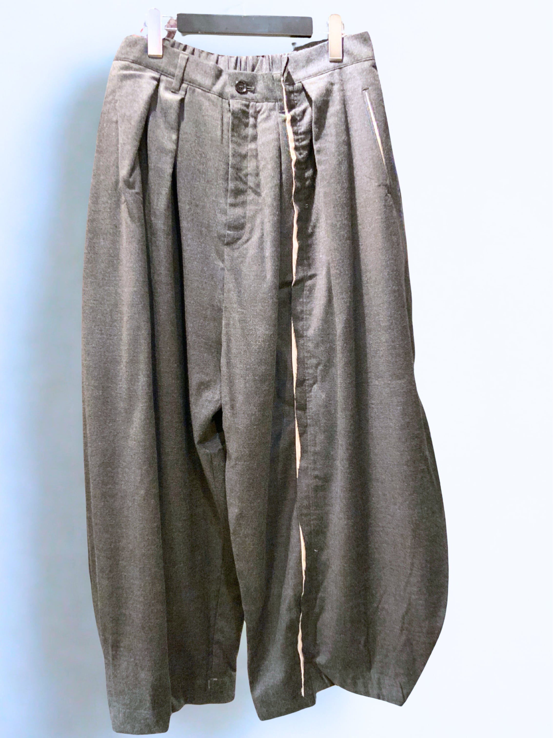 サンプル品 ハギパンツ グレー