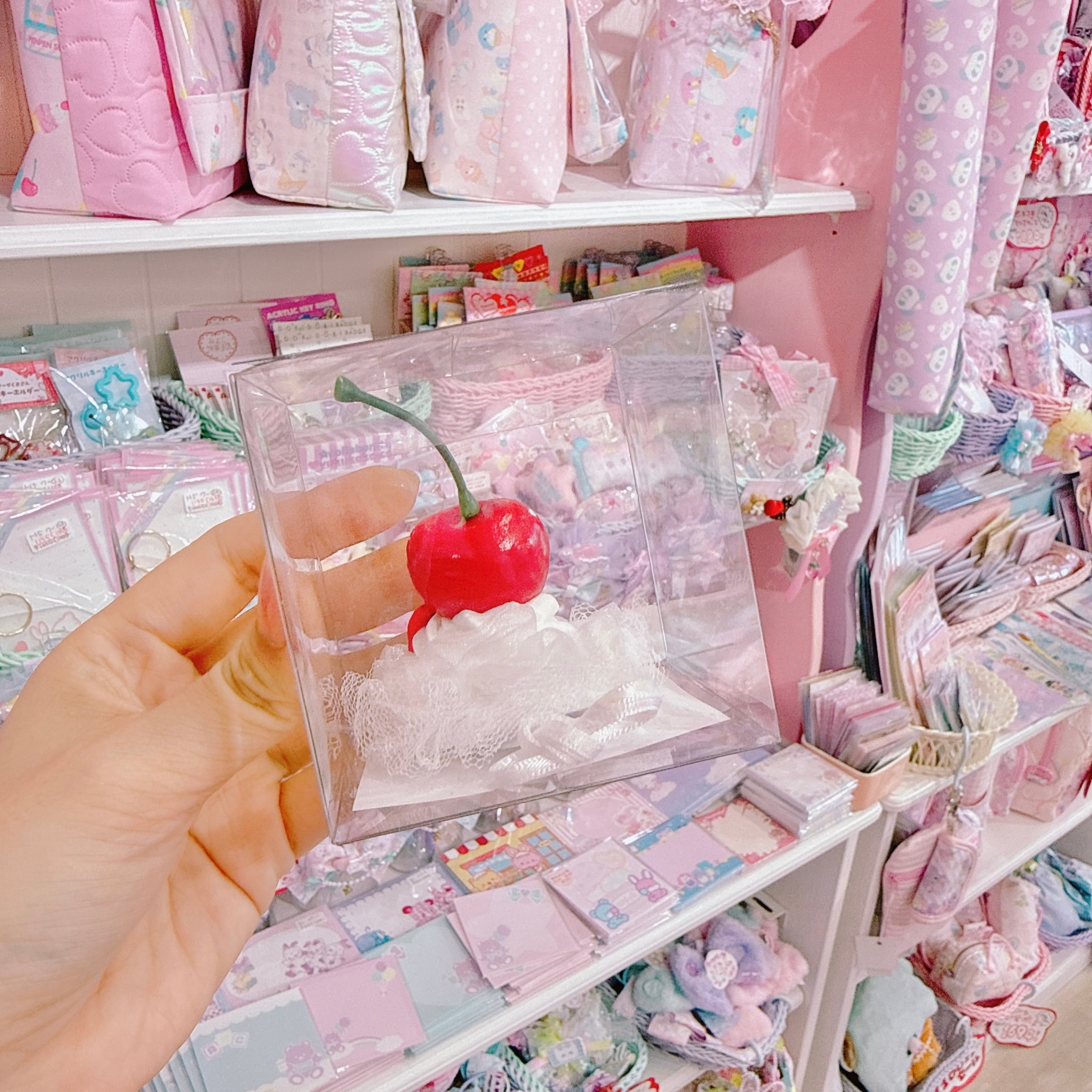 【J2】16-16ぬいぐるみ用ホイップチェリーヘッドドレス