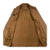 カシミヤ100% COLOMBO コロンボ 高級 カシミア 裏地 シルク100% ステンカラーコート F フリーサイズ /キャメル/レディース/BALMAIN