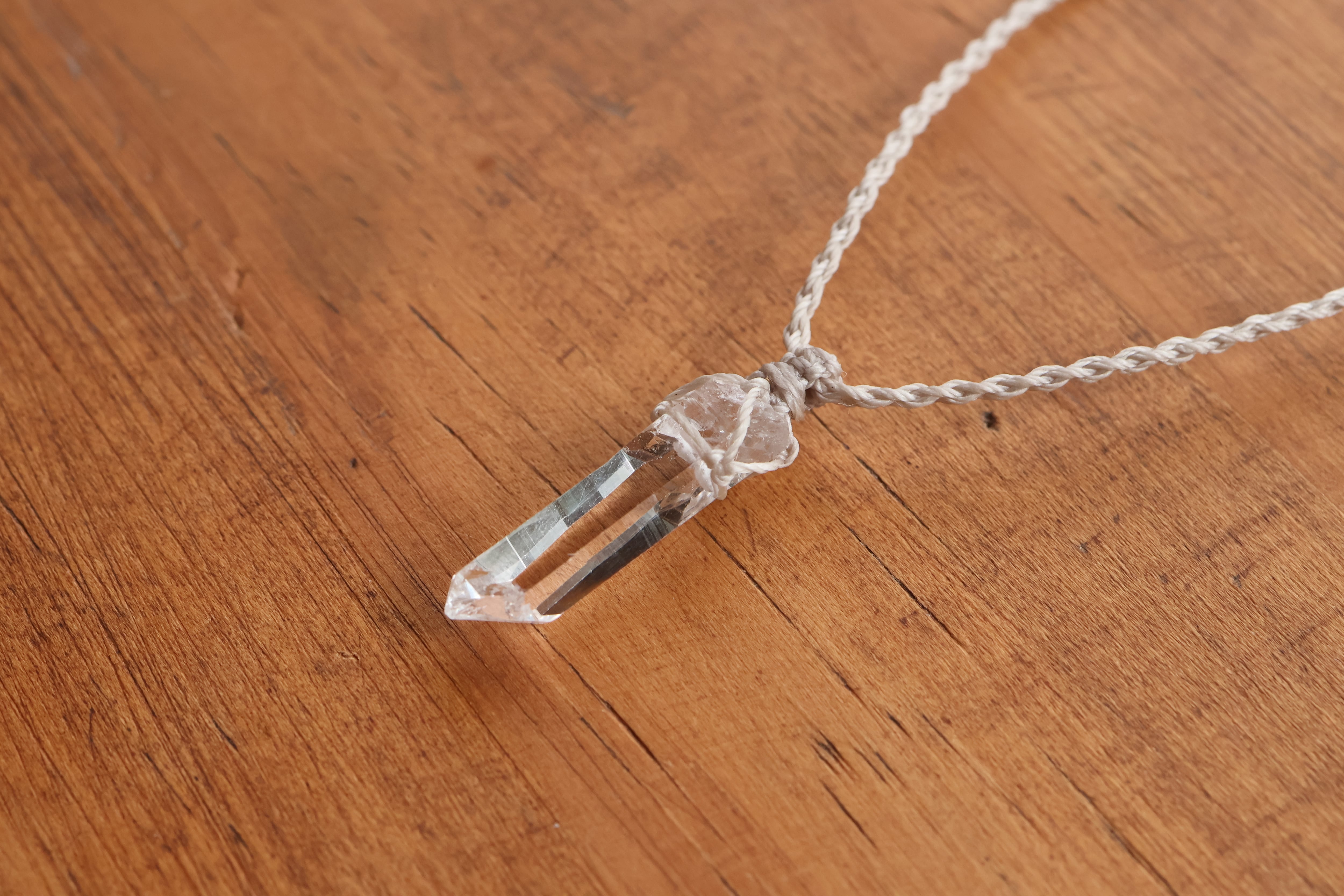 ヒマラヤ水晶ネックレス マニハール産 | 石垣島の夜光貝アクセサリーと