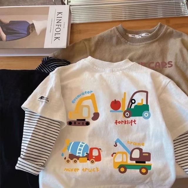 I LOVE CARS レイヤードTシャツ
