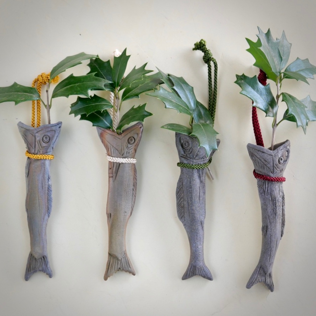 渡邊琢磨 ひいらぎいわし【柊鰯】備前焼