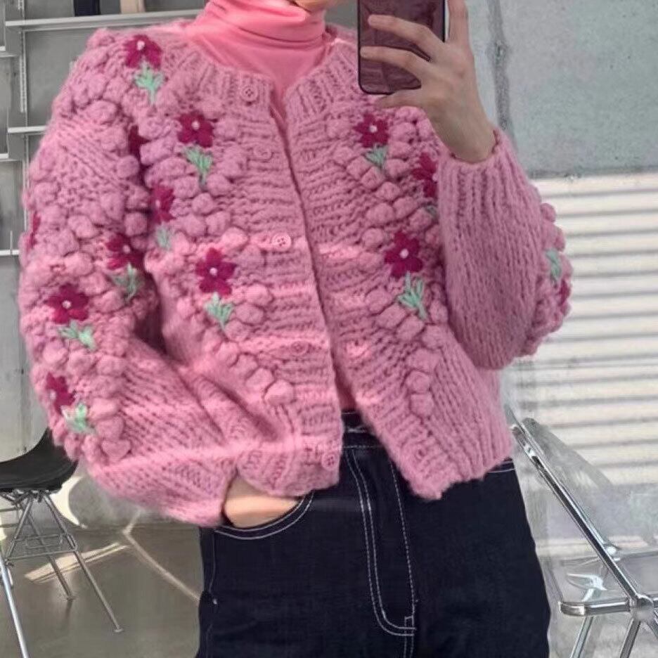 Niche. かぎ編みカーディガン （[No sewing] Detailed