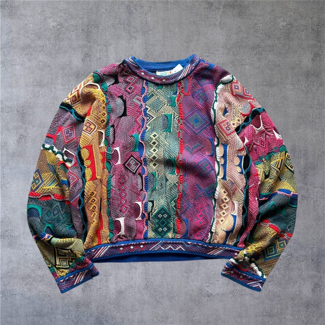 Good Color!! 1990s Coogie 3D Cotton Knit【高円寺店】