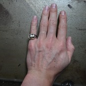 Vintage Jewelry / Deux Anneaux Ring ‑ Hermès‑R2244