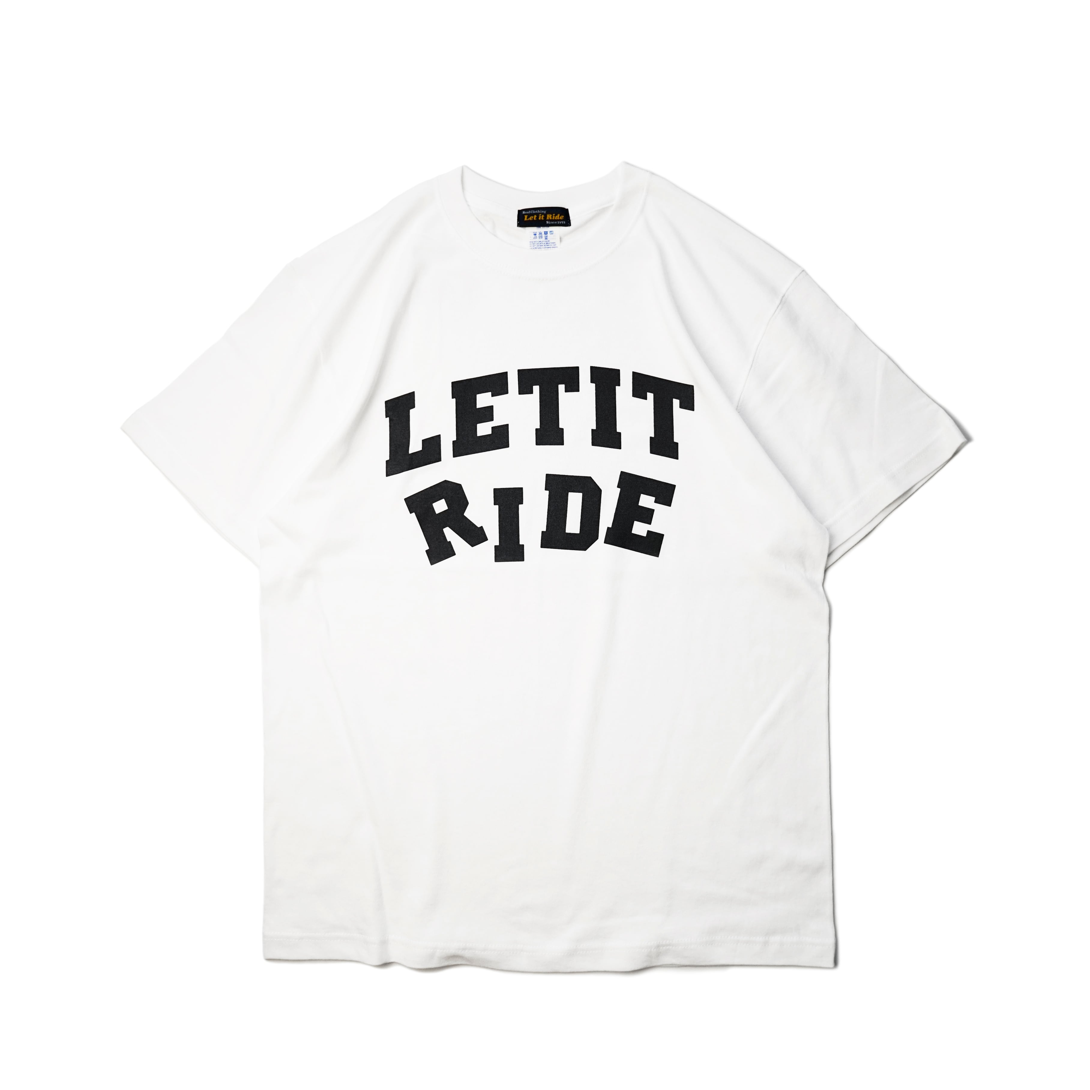海外輸入】 Let it ride GOODENOUGH ラグラン Tシャツ XL 黒 白