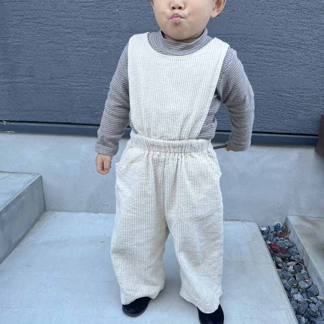 【即納】mini robe / apron pants