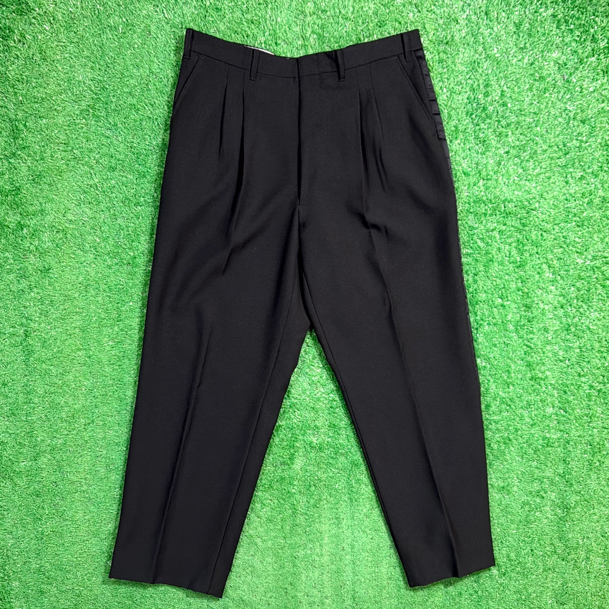 Men's】 80s - 90s サイドライン 2タック スラックス パンツ / 80年代