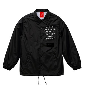 NYLON COACH JACKET BLACK