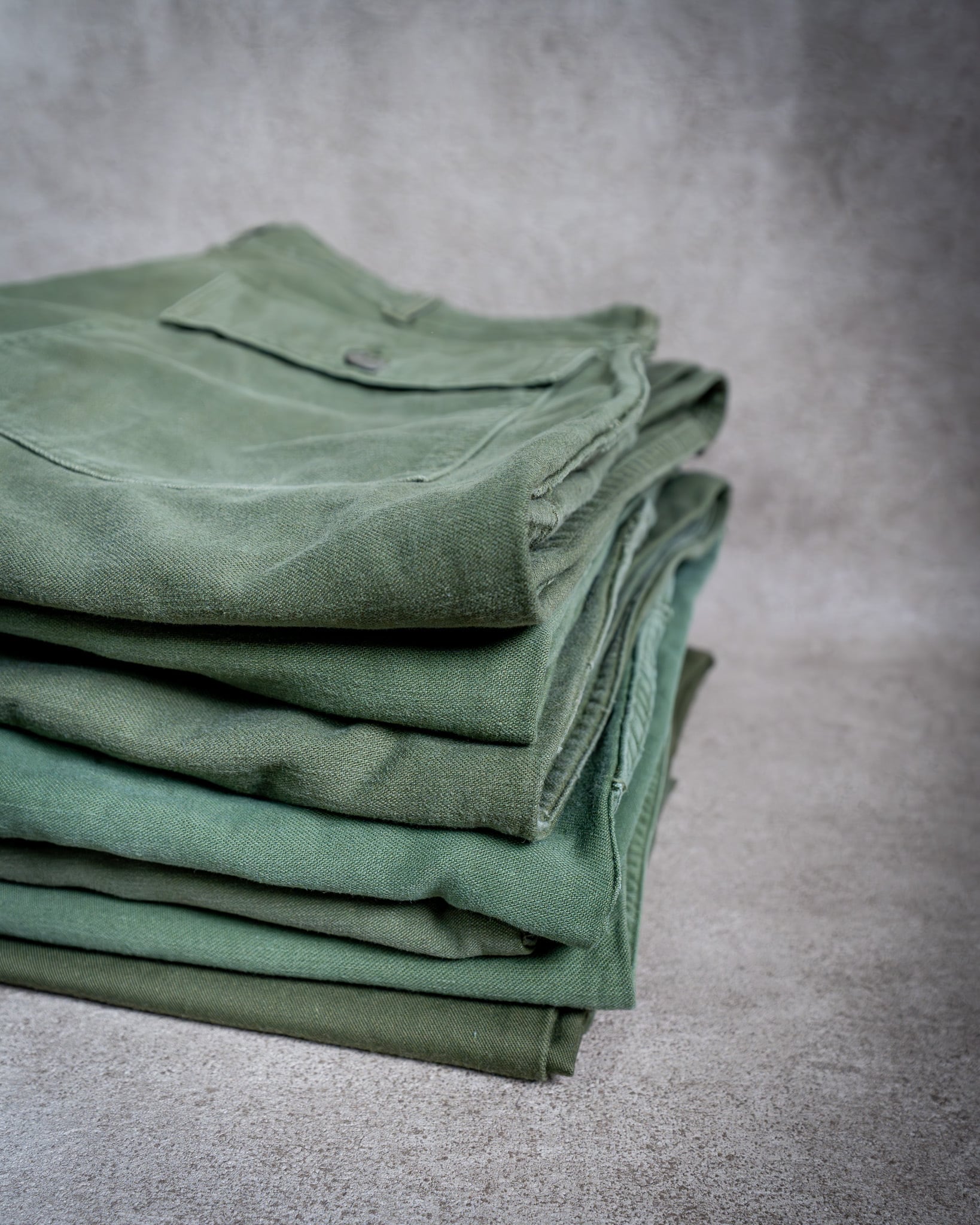 32×33】U.S.Army Utility Trousers OG-107 Used 実物 米軍 ベイカー