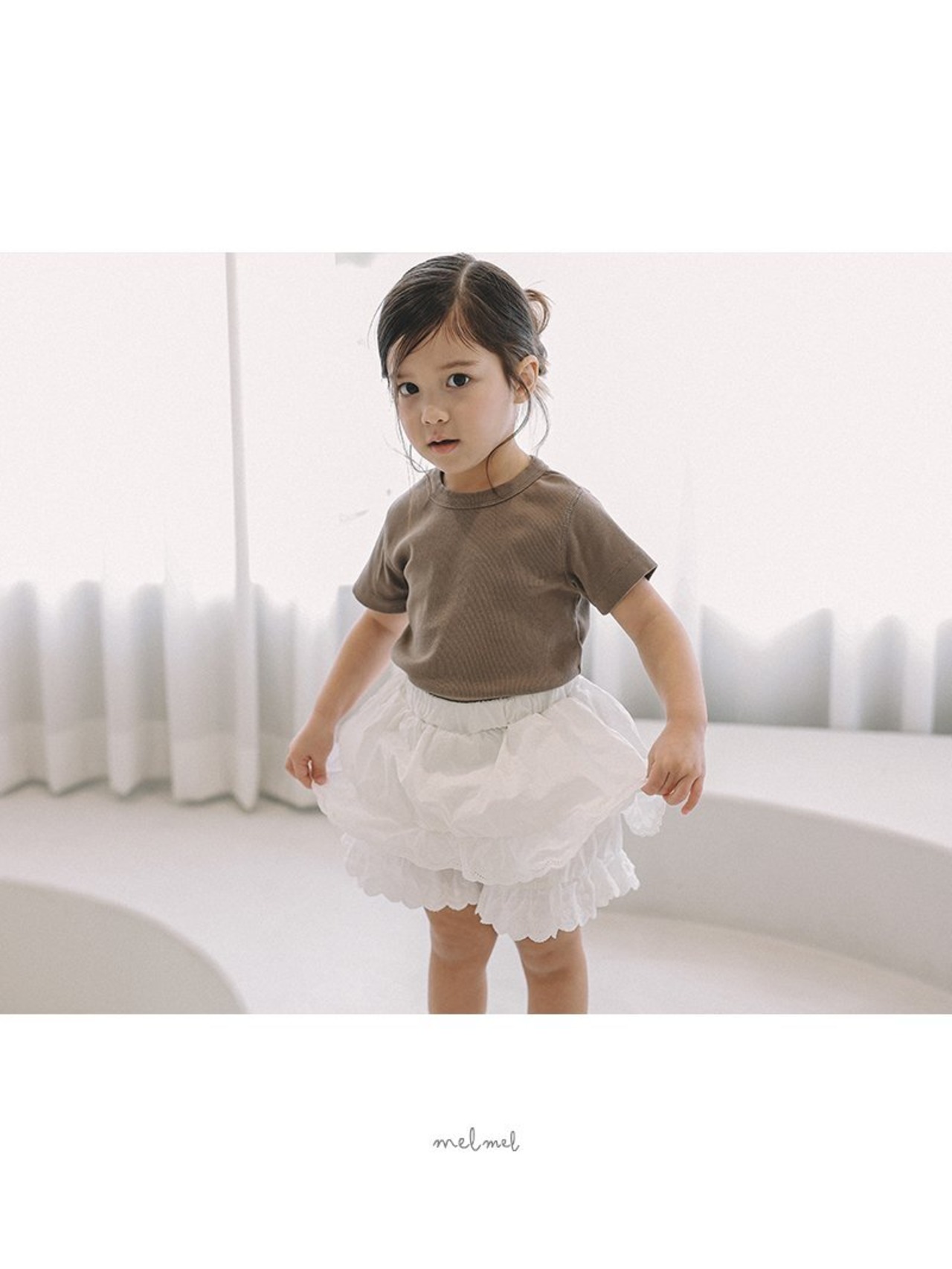 【取寄/韓国直送】melmel 26/SM レーススカートパンツ ｜夏服｜韓国子供服