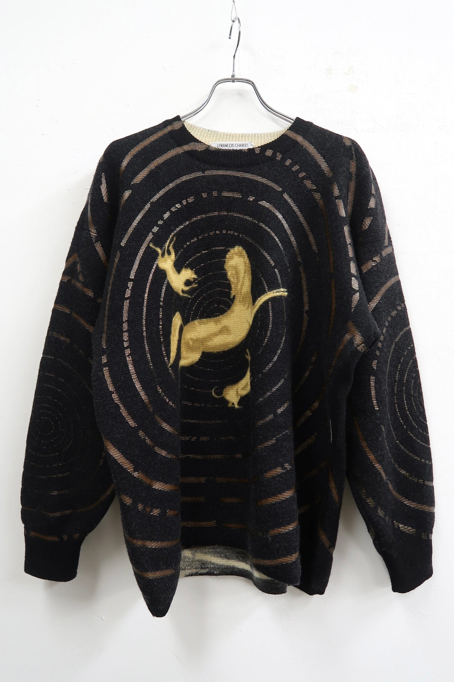 1980s J.FRANCOIS CHARLES PIERO PANCHETTI paint? design knit