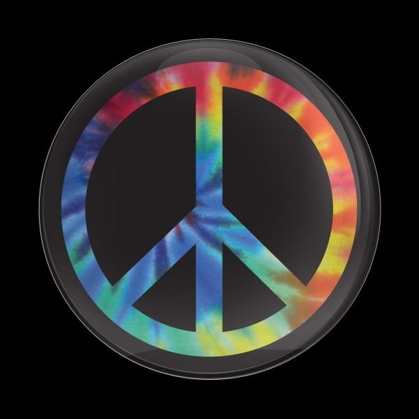 ゴーバッジ(ドーム)（CD1079 - PEACE TIE DYE） - 画像1