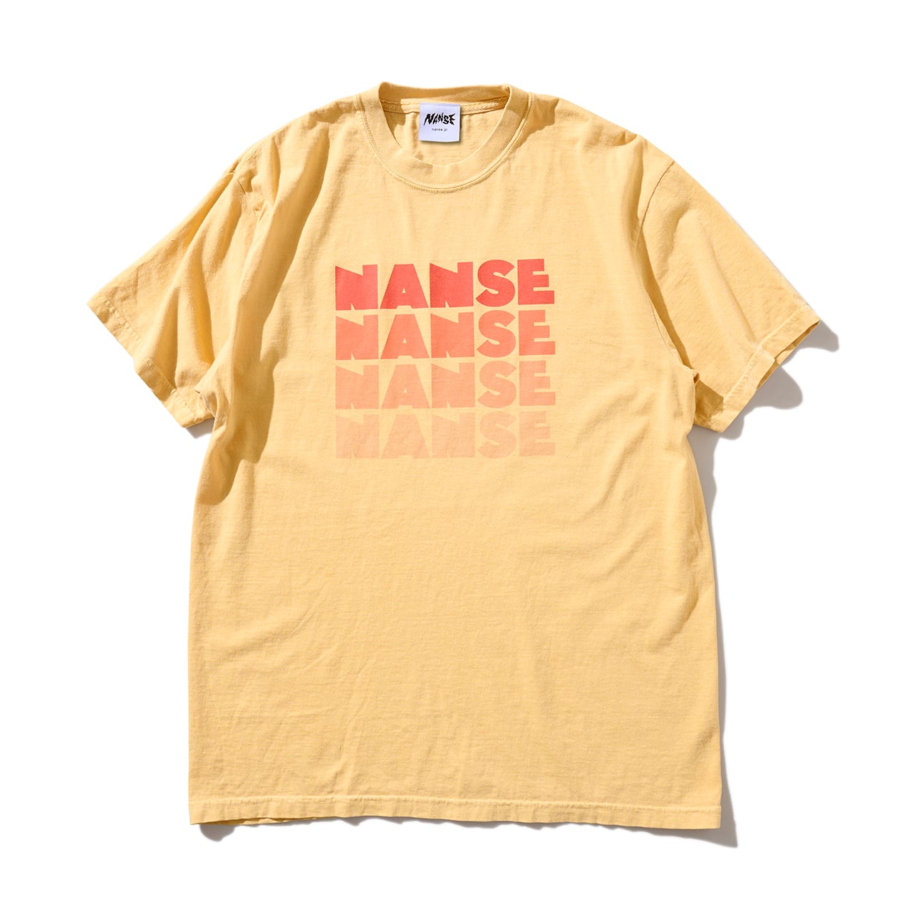 NANSE Gotsu Logo T-Shirt / Mustard | NANSE OFFICIAL ONLINE STORE