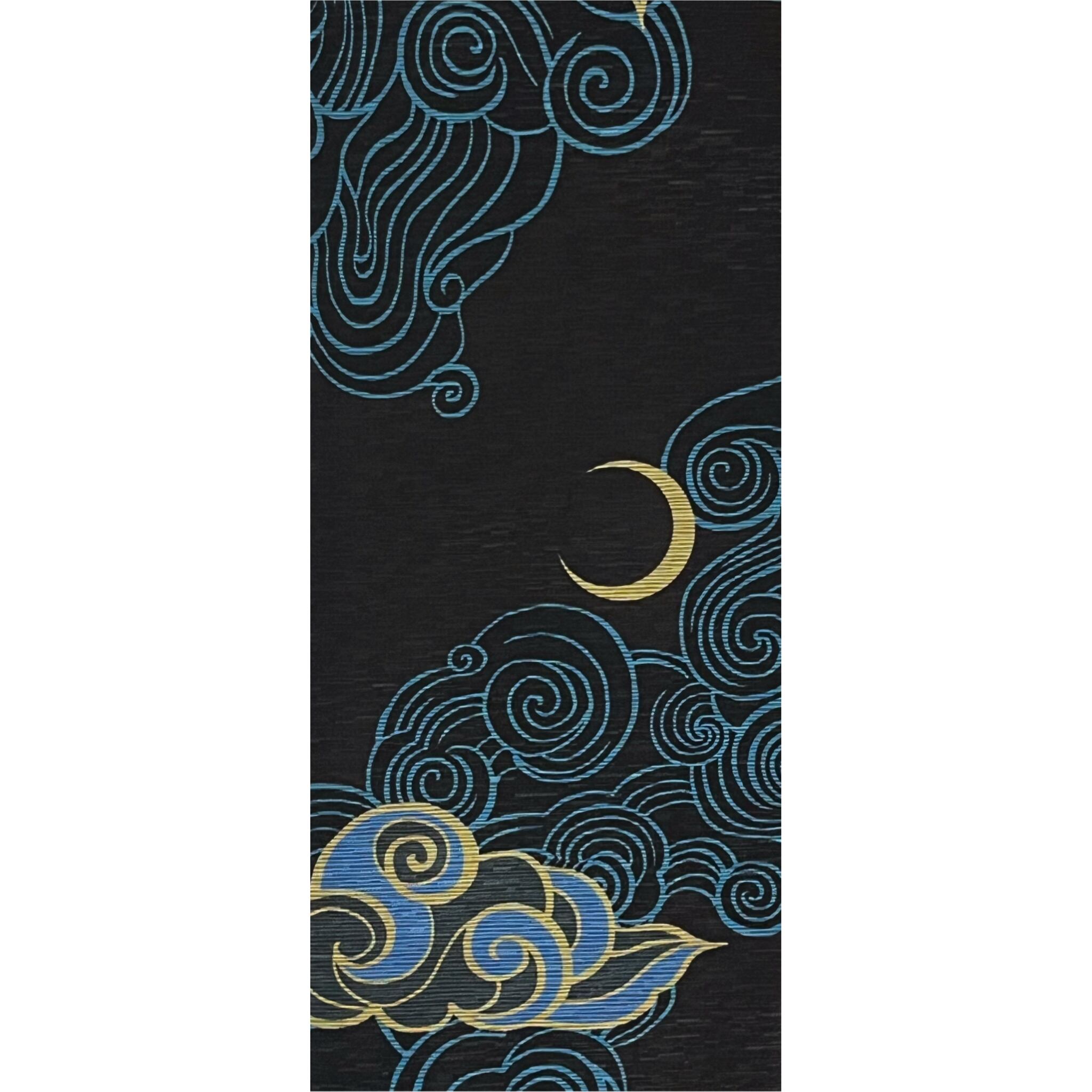 新品】召しませ花 『瑞雲』リバーシブル半幅帯(ブラック) | きもの楸堂