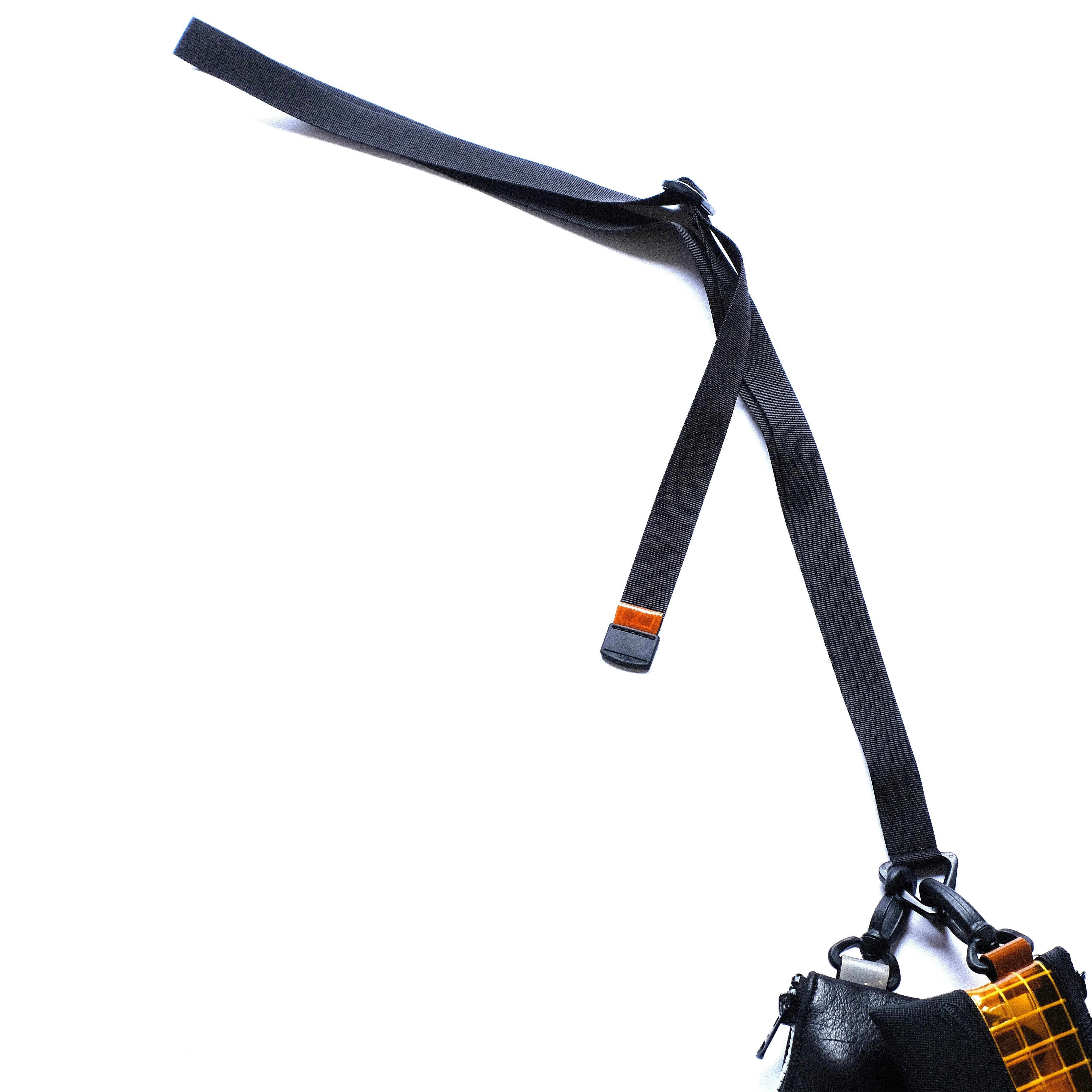 ストラップのみ『THISWAY』VIBRAM PORCH + レザー ストラップ basic strap (black×orange) | THISWAY