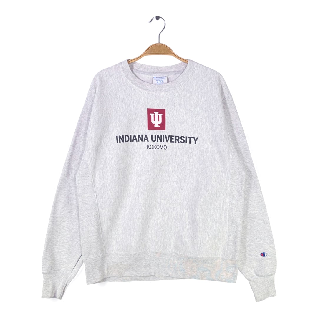 チャンピオン リバースウィーブ スウェット インディアナ大学 カレッジ グレー サイズM 古着 @CF0957