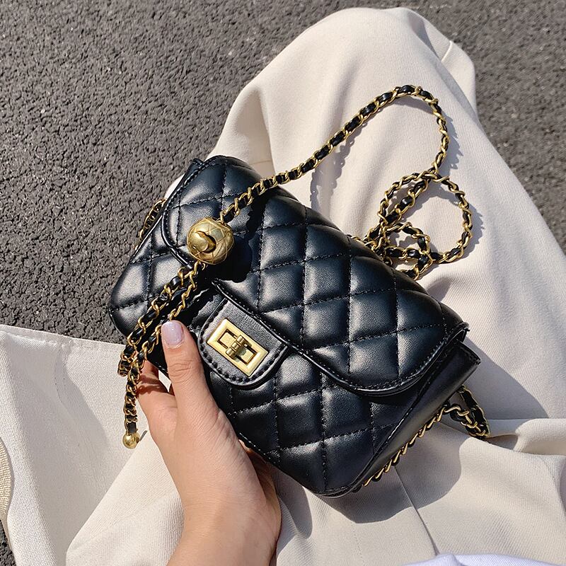 チェーン サマー 夏物 スクウェア メッセンジャーバッグ 手作りハンドバック75774232100