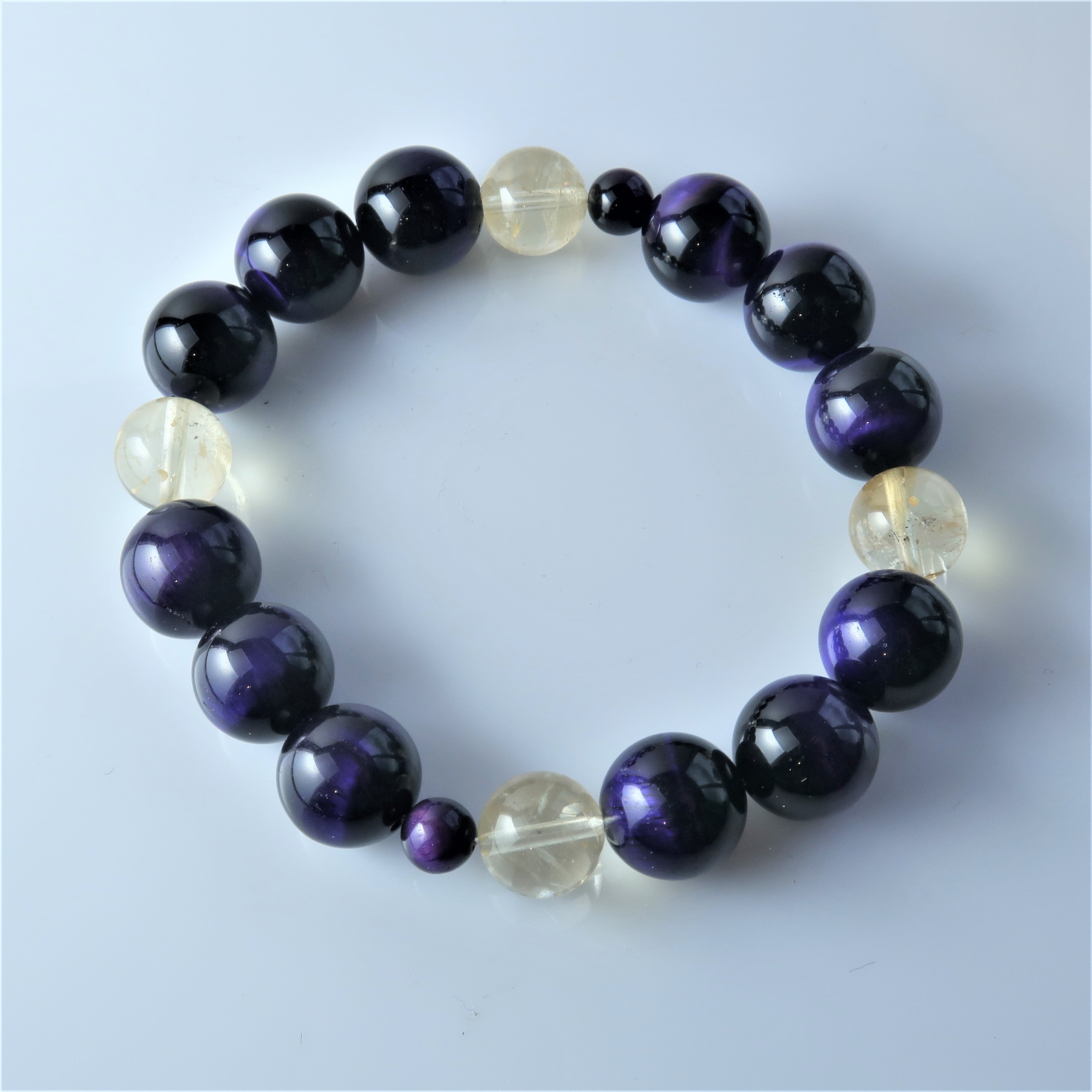 金運爆上げ クリスタル勾玉 神田明神 パワーブレスレット