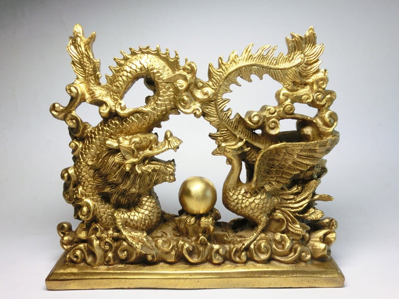 天然 黒曜 四神 ピラミッド (大サイズ)【 青龍 / 朱雀 / 白虎