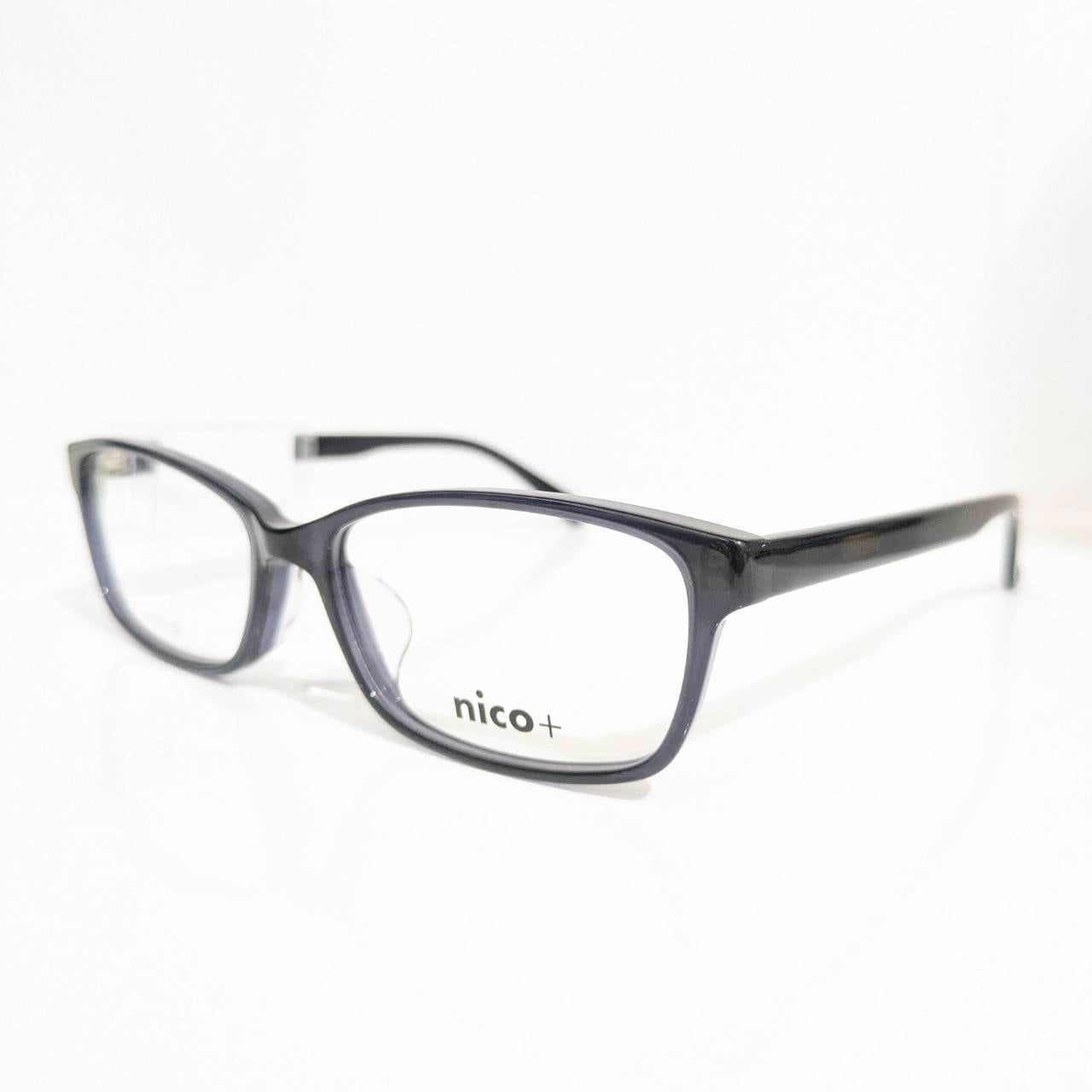 【nico+】スクエアセルフレーム グレー