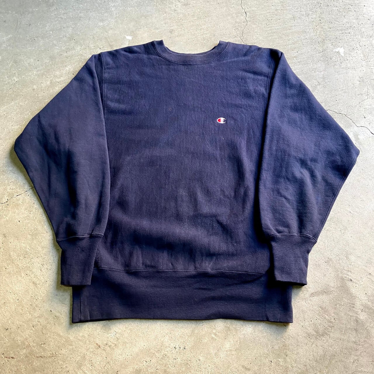 80年代 トリコタグ チャンピオン ワンポイントロゴ リバースウィーブ