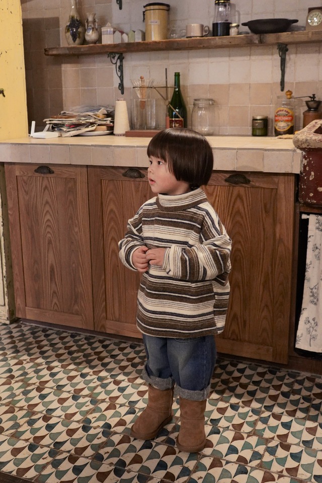 【予約】Multi Stripe Polar Long Tee