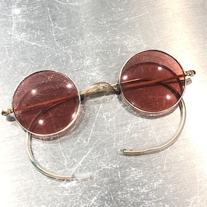 ⊕⊕1940'S EYE WEAR "ラウンド型,ピンクレンズ"