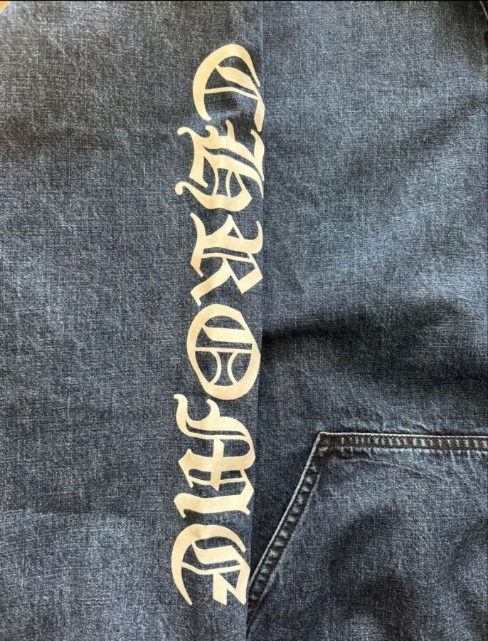 CHROME HEARTS クロムハーツ ハーフジップ デニム アノラックパーカー