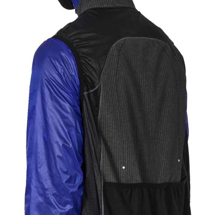 ROA (ﾛｱ) - NUMB PINSTRIPED COMMUTING VEST (ﾅﾑ ﾋﾟﾝｽﾄﾗｲﾌﾟ ｺﾑﾃｨﾝｸﾞ