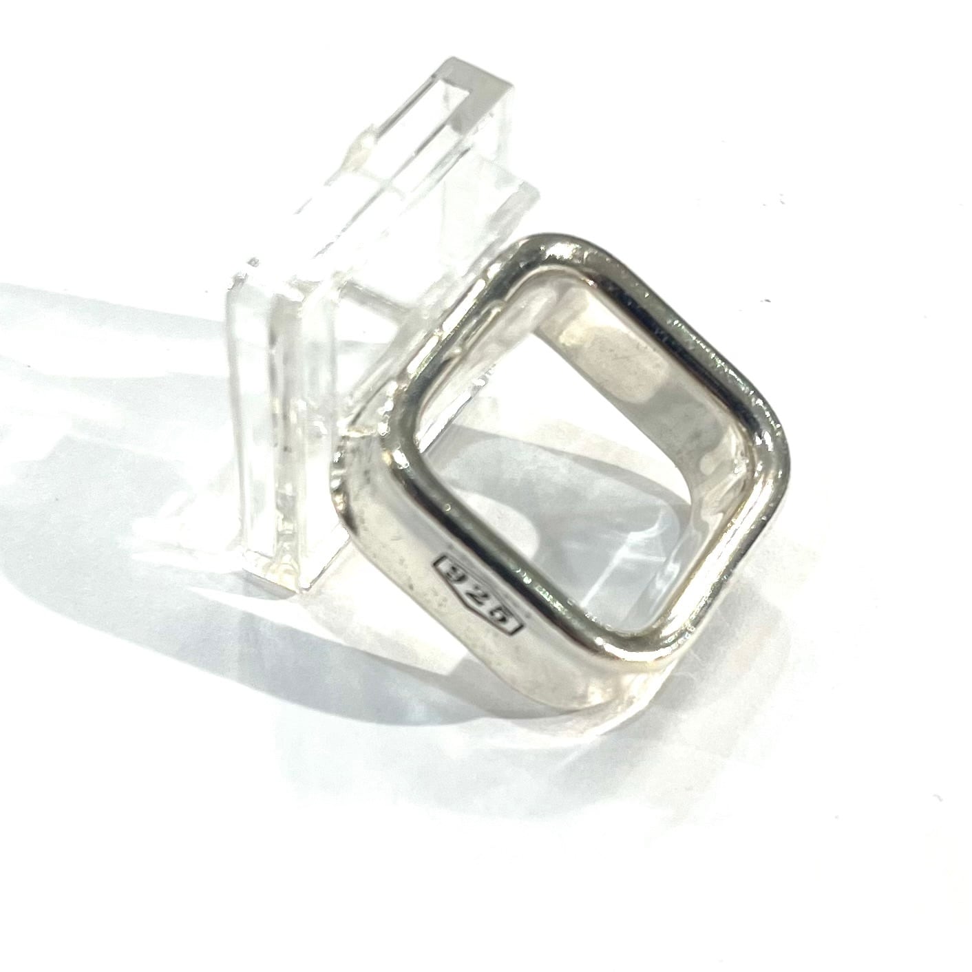 TIFFANY&CO.】【11-12号】2659 T&CO 1837 スクエアリング／シルバー925