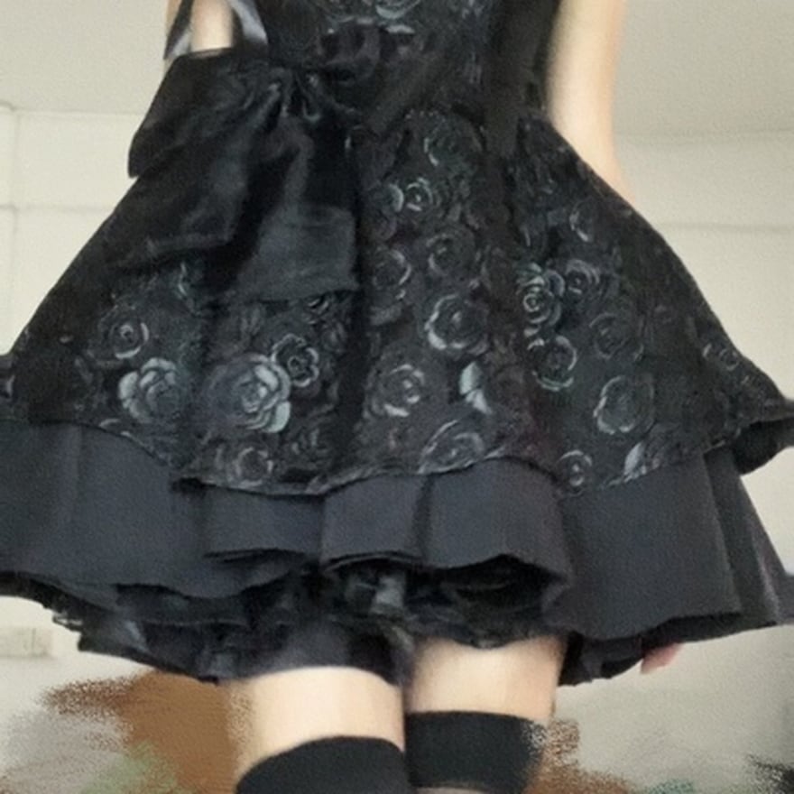 サブカル 服 地雷系 通販 パニエ 暗黒 インナー ふんわりサブカル服 ストリート系