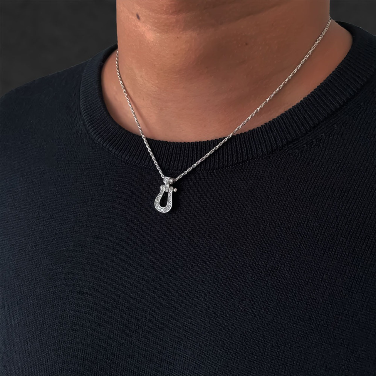 Horseshoe Necklace〈S925〉