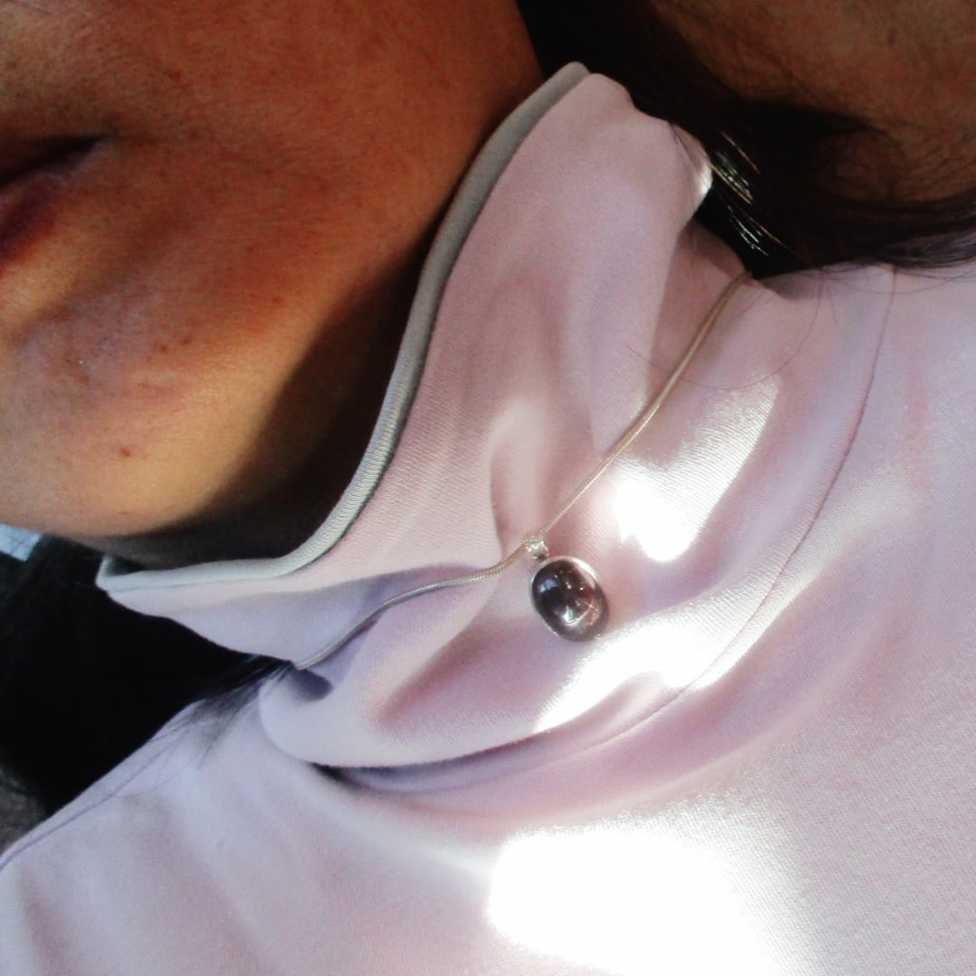 ★1月の誕生石★【Sv925】スターガーネット ペンダント ★星降る夜の守護者★＊希少石＊