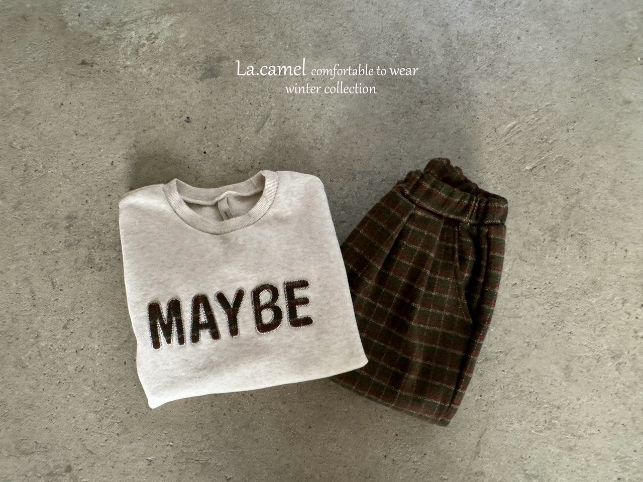 【la camel】Maybeチェックパンツ 90〜130cm  2241119 - 6