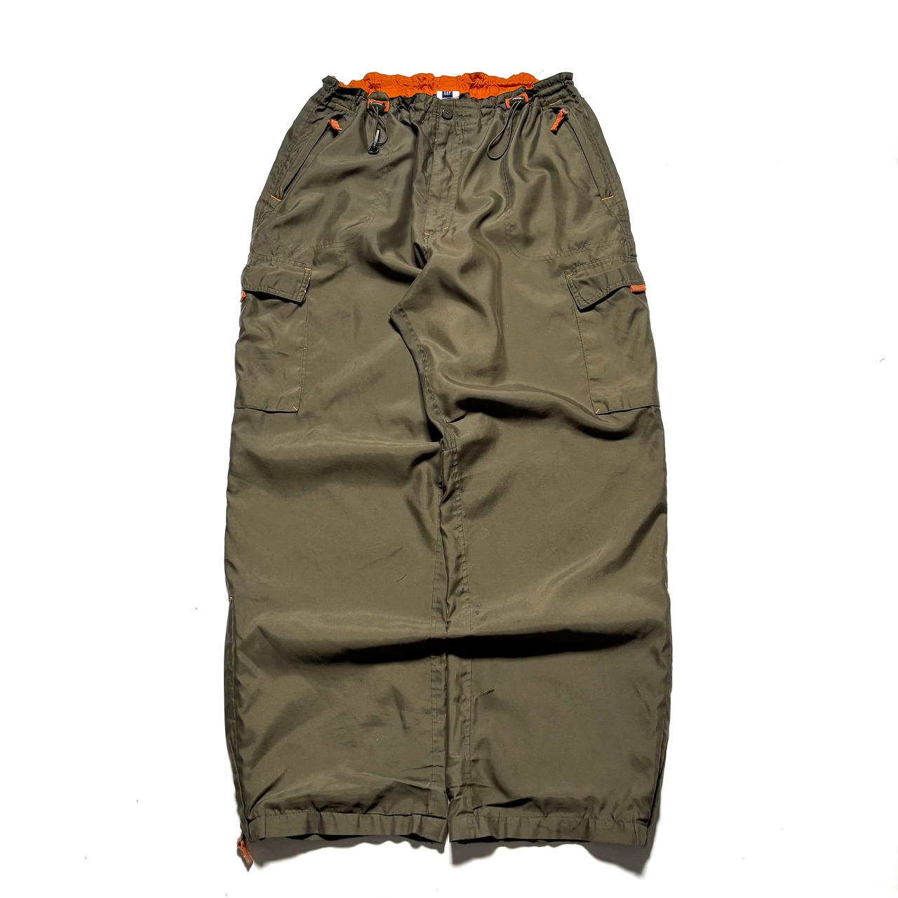 00s Old GAP Tech Baggy Cargopants | GREENY