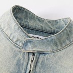 Stand Collar Denim Jacket ◇H0643