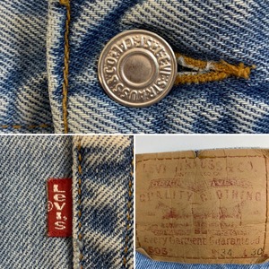 7807 リーバイス 505 デニムパンツ  定番デニム W34