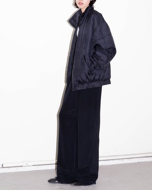 1990s tucked wide silk trousers