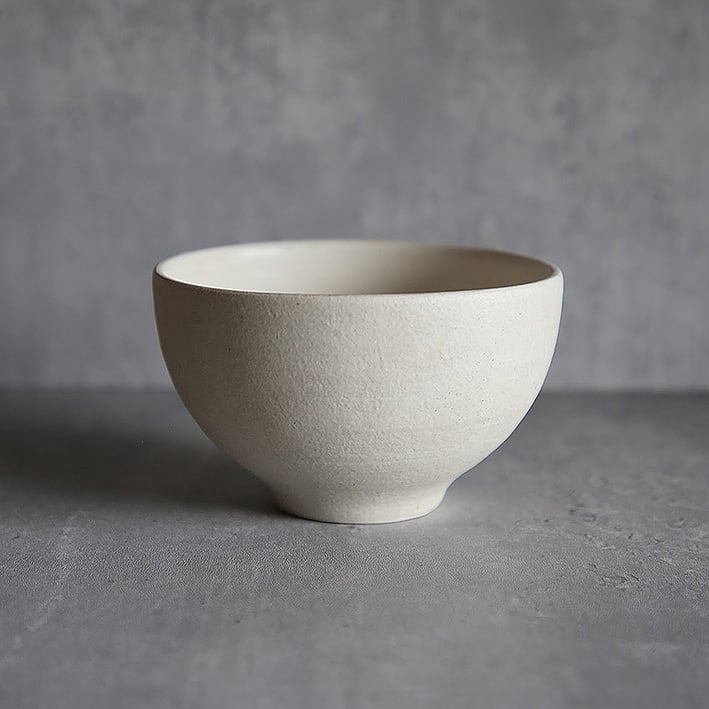 カフェオレボウル(白灰化粧)
