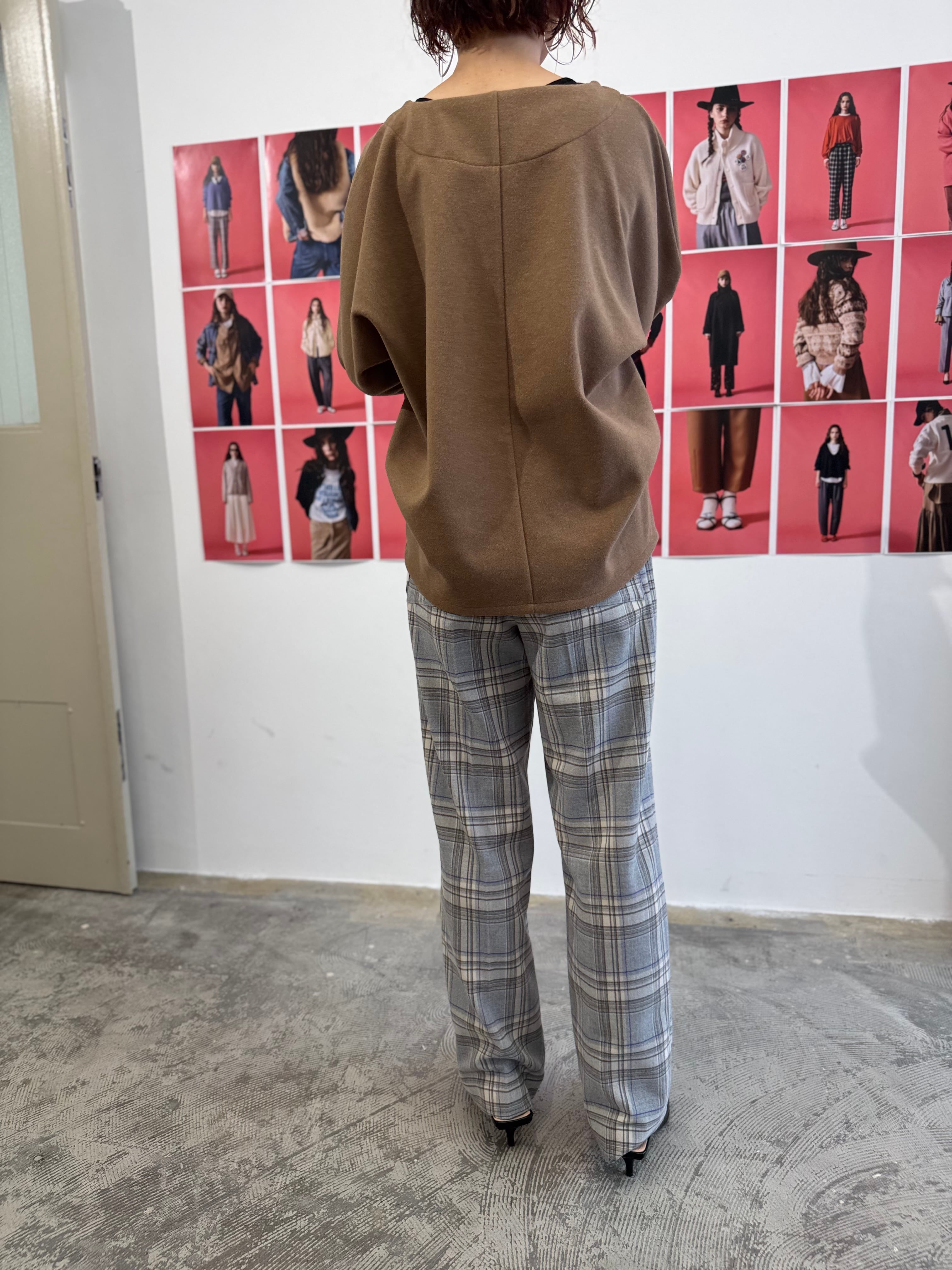 【LEMELANGE】セットアップ可　ストレッチジャージープルオーバー 8551005