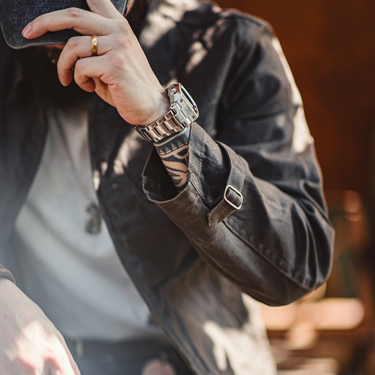 Oil Waxed Canvas Zipper Jacket / ジッパー キャンバス オイルド ジャケット