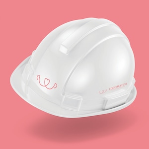 ハートでつながるマグカップのロゴ